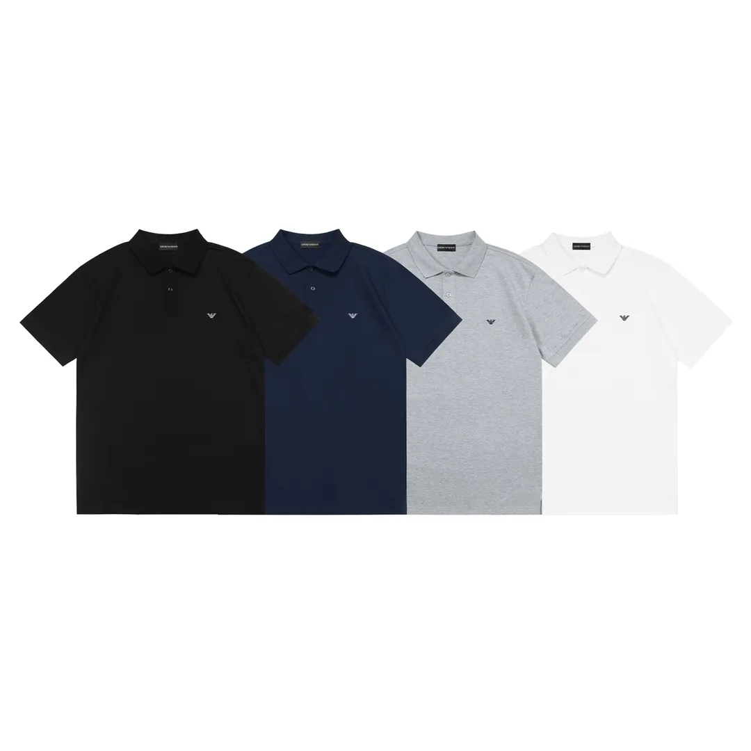 EMPORIO ARMANI 2025New Arrival logo Same Style polo ：White Size：M-XXXL